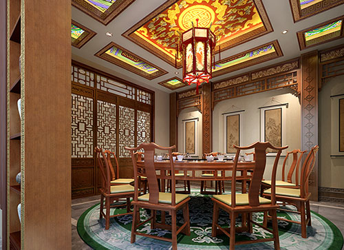 德宏中式古典风格家居装修设计效果图