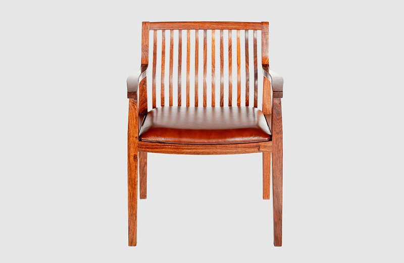 德宏中式实木大方椅家具效果图